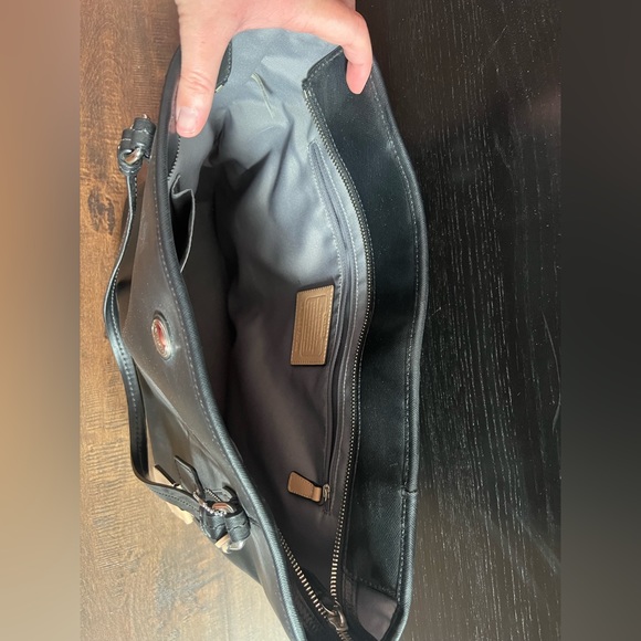 Large Leather Coach Tote - Picture 3 of 4